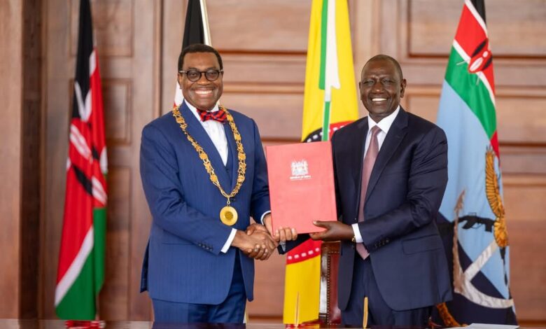 PHOTO NEWS: Ruto confers Kenya's highest national honour on AfDB President, Akinwumi Adesina 11 IMG 20250317 WA0011