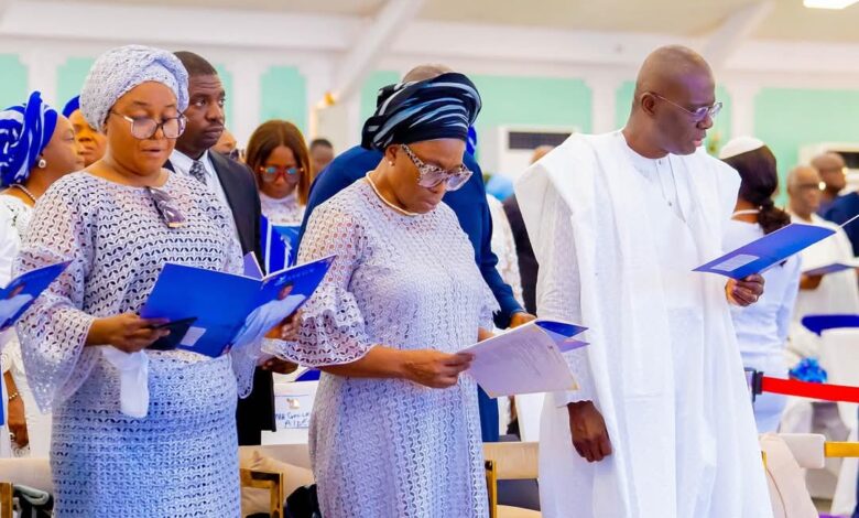 PHOTO NEWS: Sanwo-Olu leads dignitaries at service of songs for Doyin Okupe 13 IMG 20250327 WA0049