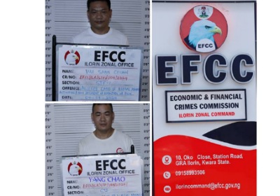 Two Chinese nationals jailed for illegal mining in Kwara 1