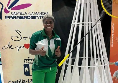 Para-badminton: Eniola Bolaji wins gold again, sets African record in Spain 1