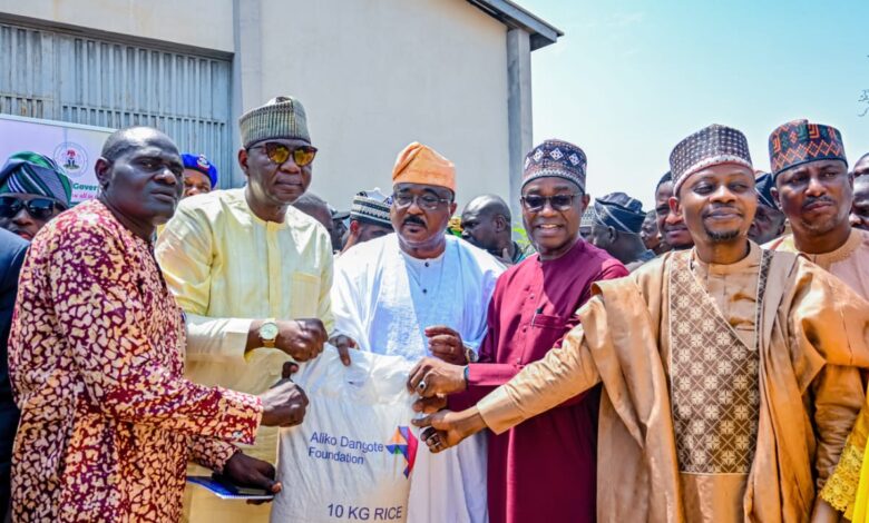 Food intervention programme: Dangote donates 25,000 bags of rice to Kwara residents 1 Ilorin Pic 2 2