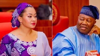 Beyond the contrived ambiguity, by Simbo Olorunfemi 5 Senator Natasha Akpoti Uduaghan and Akpabio 1062x531 1