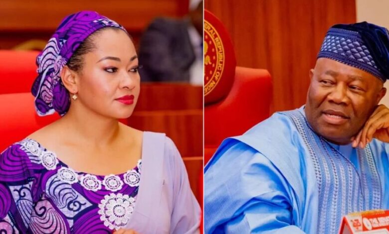 FRN vs. Natasha Akpoti-Uduaghan – A rebuttal to Femi Falana, by Ufok Ibekwe 1 Senator Natasha Akpoti Uduaghan and Akpabio 1062x531 1