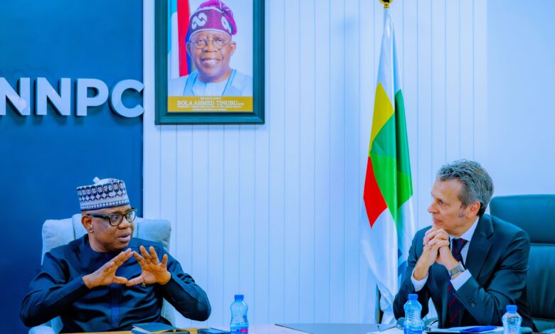 PHOTO NEWS: NNPCL boss meets delegation from ENI 7 GpLA g XsAAq pp