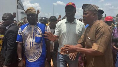 Inferno: Gov Makinde visits Aleshinloye Market, pledges reconstruction 2 IMG 20250401 WA0084