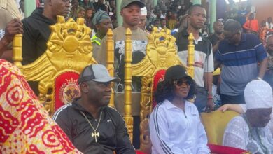 Oba Abimbola Owoade makes appearance at Coronation Football Competition final 1 IMG 20250403 WA0039