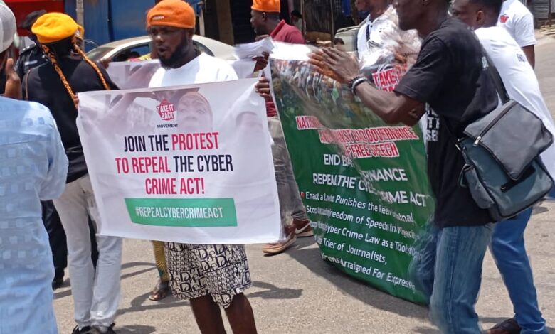 Take It Back Movement leads protest against Cybercrime Act in Osun 3 IMG 20250407 WA0025