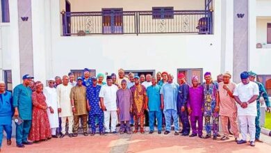 Reinstated Osun LG chairmen visit Oyetola in show of gratitude 9 IMG 20250422 WA0009