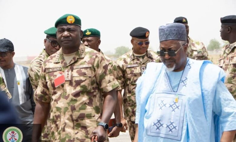 Defence Ministers, CDS visit North-East frontlines, reaffirm FG’s commitment to security 1 IMG 20250425 WA0048