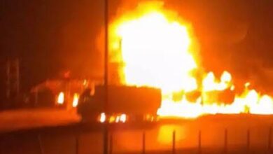 Fire guts petrol station in Oyo, destroys tanker 10 IMG 20250427 WA0011