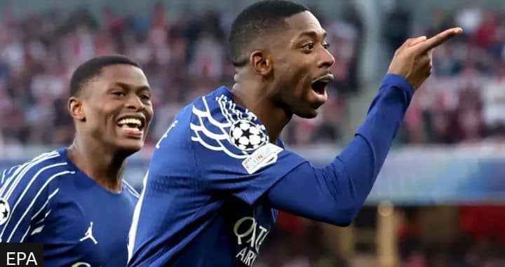 UCL semi: Dembele fires PSG to first-leg win over Arsenal 1 IMG 20250430 WA0002