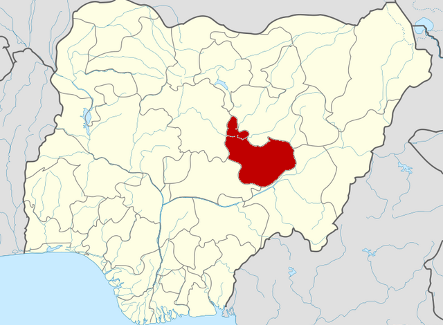 Nigeria Plateau State map