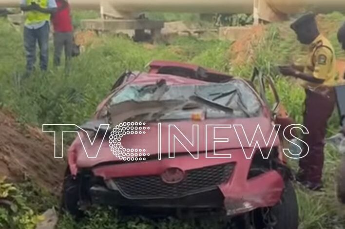 BREAKING: Car plunges off Otedola bridge in Lagos 1 Screenshot 20250407 102418