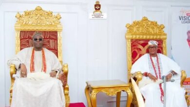 PHOTO NEWS: Soun of Ogbomoso hosts Olu of Imasayi-Yewa 2 img 1 1744314065236