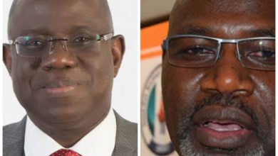 Profiles of new NNPCL Group CEO, Bayo Ojulari, Board Chairman, Musa Kida 7 photo collage.png