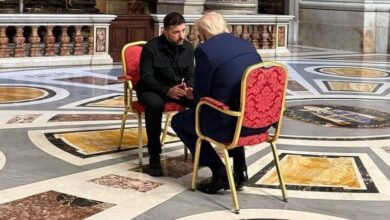 Zelensky and Trump hold 'very productive' talks at Vatican 4 skynews donald trump zelenskyy 6897157