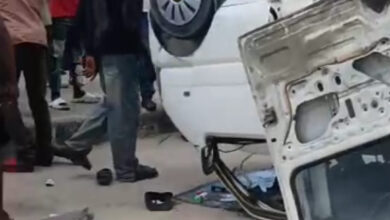 Driver, passenger injured as car collides with mini bus in Lekki 9 1747930232169656 0