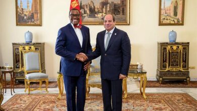 El-Sisi commends outgoing AfDB President for advancing development across Africa 5 41 2025 638826534374311043 431