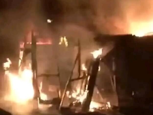 Pain, anguish as fire ravages popular Ilorin Phone Village 7 IMG 20250502 WA0000