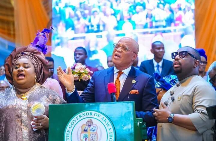 Governor Umo Eno returns to Lagos church for homecoming, thanksgiving 5 IMG 20250511 WA0057