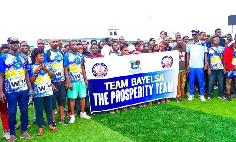 Igali charges Bayelsa athletes as they depart for Gateway 2024 3 IMG 20250516 WA0015