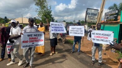 Osun residents protest shoddy road project, demand government action 12 IMG 20250516 WA0025