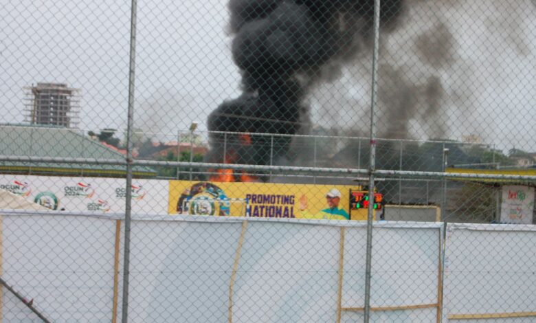 Gateway Games: Authorities investigating fire at Alake Sports Complex 3 IMG 20250520 WA0031