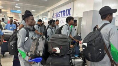AFCON U-20 bronze medalists Flying Eagles return to warm reception 10 IMG 20250520 WA0034