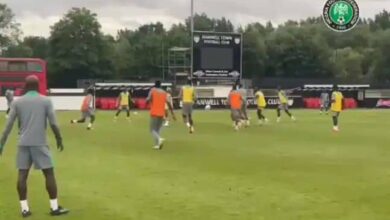 Unity Cup: Super Eagles hold first training session in London 9 IMG 20250527 WA0019