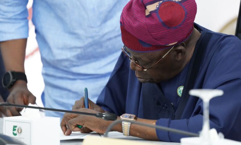 PHOTO NEWS: Tinubu signs ECOWAS 50th Anniversary Card in Lagos 1 IMG 20250528 WA0019