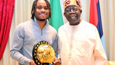 PHOTO NEWS: CAF star Ademola Lookman presents award to President Tinubu in Lagos 5 IMG 20250531 WA0003
