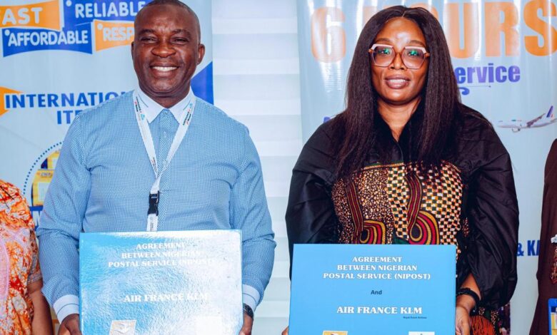 NIPOST partners with KLM Royal Dutch Airlines to drive logistics, mail delivery services 7 NIPOST 2