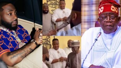 Davido visits Tinubu after two years in office 1 New clip as singer Davido introduces his team members to president Bola Ahmed Tinubu 768x384 1
