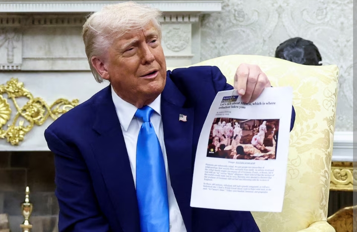 Trump's image of dead 'white farmers' came from Reuters footage in Congo, not South Africa 3 Screenshot 20250523 103843