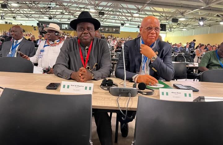 Climate Adaptation: Eno, Diri join global leaders at 2025 UNOC in France 5 FB IMG 1749296005201