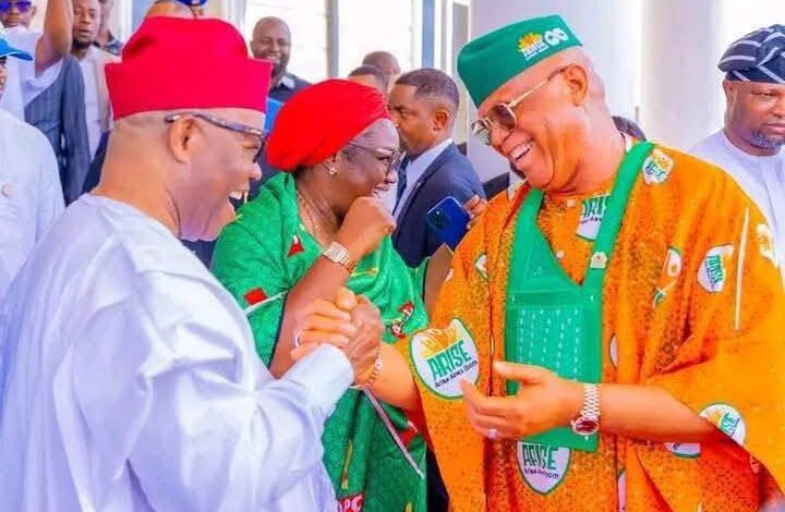 PHOTO NEWS: Akpabio, Uzodimma, Sanwo-Olu, Bagudu receive Umo Eno into APC 5 IMG 20250606 WA0020