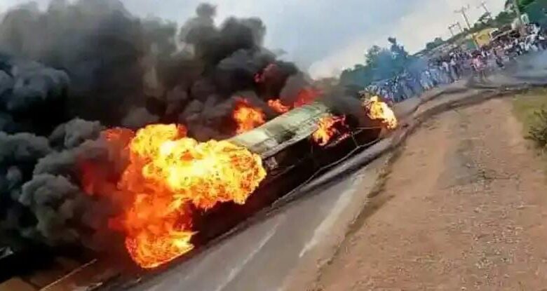 Panic as petrol tanker catches fire in Ibadan 1 IMG 20250611 WA0002