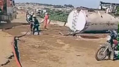 Tragedy averted as petrol tanker somersaults in Oyo 11 IMG 20250612 WA0056
