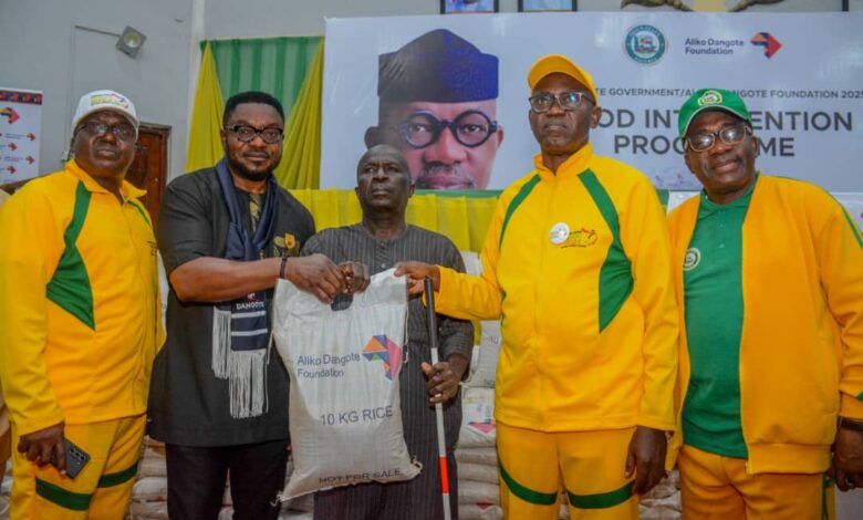 Ogun, Dangote Foundation distribute food items to people living with disabilities, others 1 IMG 20250618 WA0363