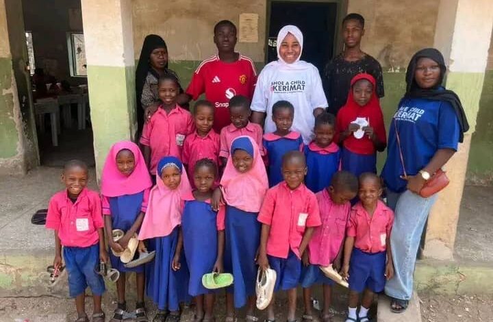 How one student is putting shoes on the feet of Kwara’s children 7 IMG 20250619 WA0024