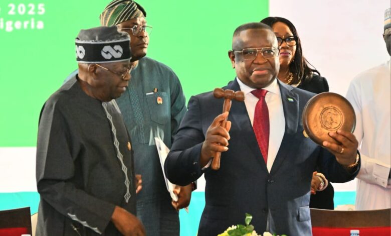 New era for ECOWAS as Maada Bio takes over chairmanship from Tinubu 1 IMG 20250622 WA0033
