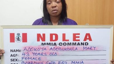 NDLEA nabs female makeup artist with 2.20kg cocaine at Lagos airport 5 IMG 20250622 WA0181