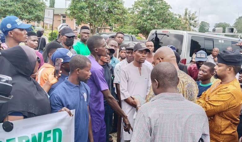 Osun: Protest as youth group accuses commissioner of exclusion in 2025 confab 1 IMG 20250625 WA0002