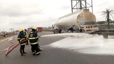 Tanker loses control, somersaults in Ibadan 7 IMG 20250626 WA0049
