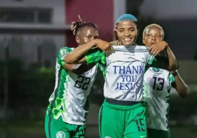 Skipper Ajibade fires Falcons past Cameroon in friendly tie 1