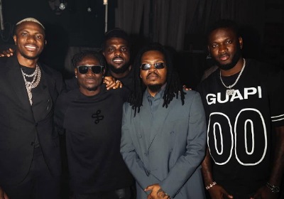 Osimhen, Boniface, Obafemi Martins attend Olamide's album listening party 3