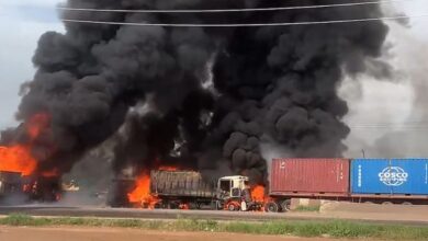 2 injured as tanker explodes on Lagos-Ibadan expressway 9 Tanker Explosion 2 768x4322 1