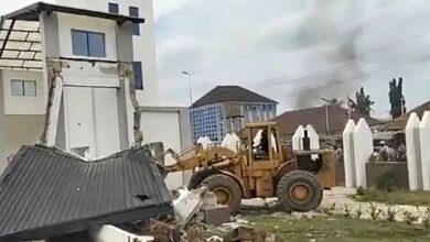 Ondo govt demolishes Owo memorial cenotaph 2 VJAC2
