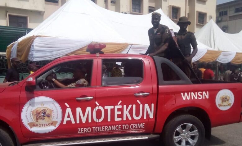 Amotekun, So-Safe nab suspected criminal in Ogun 1 Amotekun2
