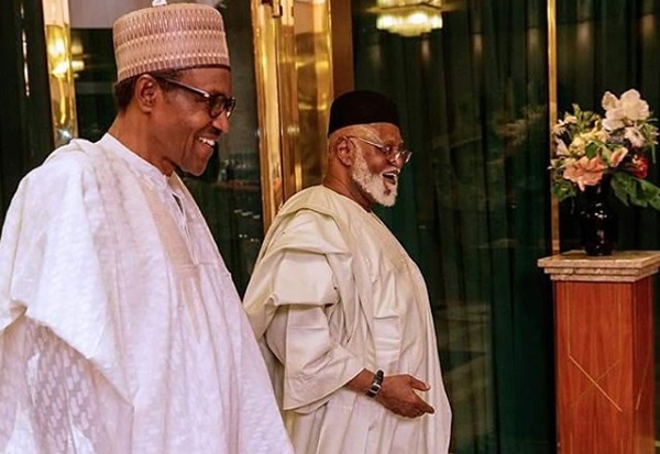 Abdulsalami recalls last moments with Buhari in same London hospital 1 Buhari meets Abulsalami1